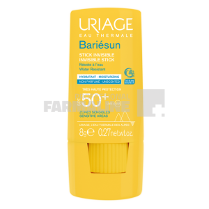 Uriage Bariesun stick invizibil pentru protectie solara SPF50+, 8 g
