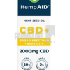 Ulei de canepa cu 2000 mg CBD, 500 mg CBDA, 500 mg CBGA, 200 mg Boswellia 10 ml