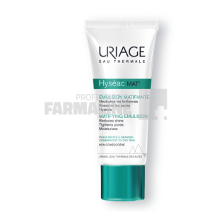 Uriage Hyseac Mat Emulsie matifianta pentru piele mixta/grasa 40 ml