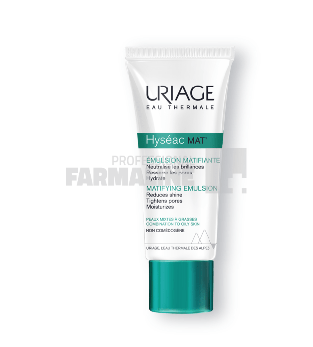 Uriage Hyseac Mat Emulsie matifianta pentru piele mixta/grasa 40 ml Uriage Hyseac Mat Emulsie matifianta pentru piele mixta/grasa 40 ml