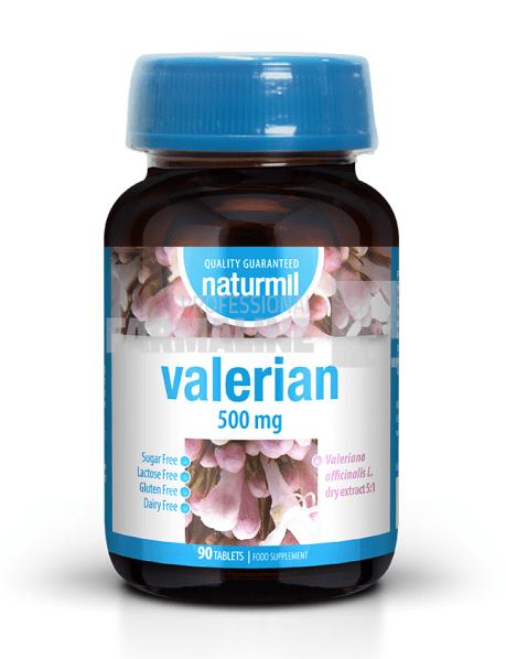 Naturmil Valerian 500 mg 90 tablete Naturmil Valerian 500 mg 90 tablete