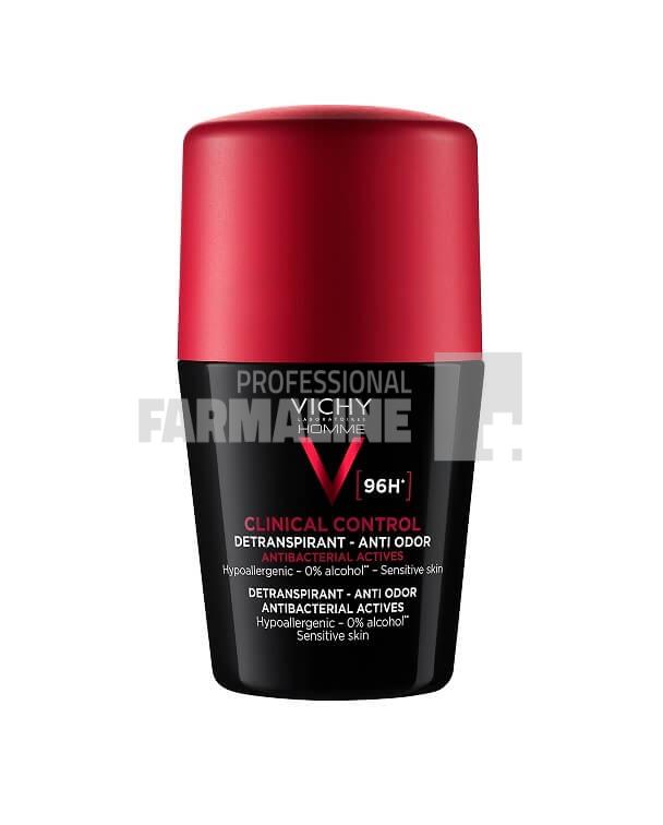 Vichy Homme Clinical Control Deodorant roll-on 96h 50 ml Vichy Homme Clinical Control Deodorant roll-on 96h 50 ml