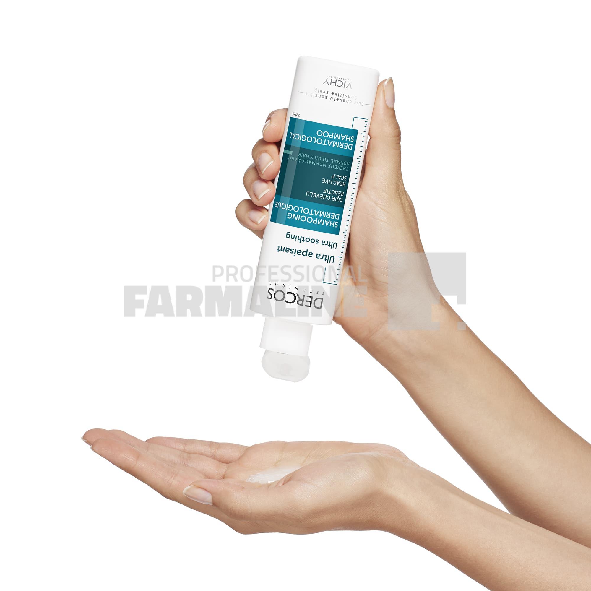 Vichy Dercos Sampon ultra calmant par normal/gras 200 ml Vichy Dercos Sampon ultra calmant par normal/gras 200 ml