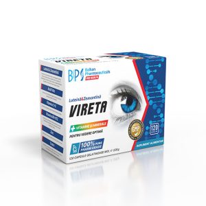 Vireta Luteina si Zeaxantina 120 capsule Balkan Pharmaceuticals