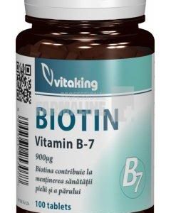 Vitamina B7 Biotina 900 mg 100 comprimate