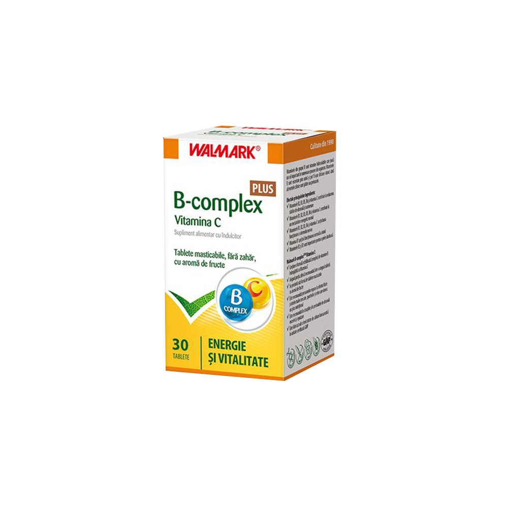 Walmark B Complex + Vitamina C x 30 tablete Walmark B Complex + Vitamina C x 30 tablete