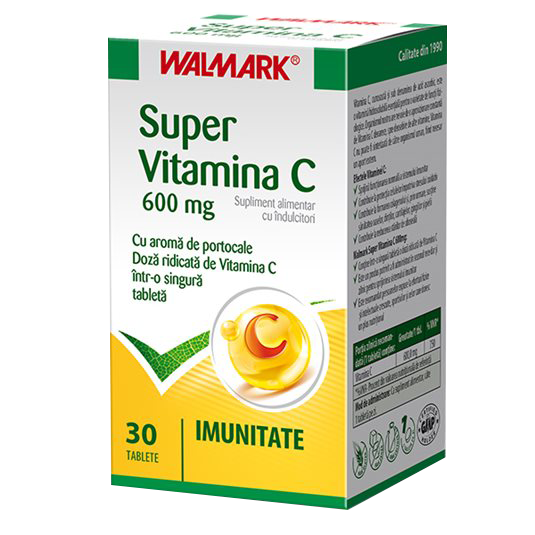 Walmark Super Vitamina C 600 mg x 30 tablete Walmark Super Vitamina C 600 mg x 30 tablete