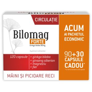 Zdrovit Bilomag Forte Circulatie 90 capsule + 30 capsule CADOU