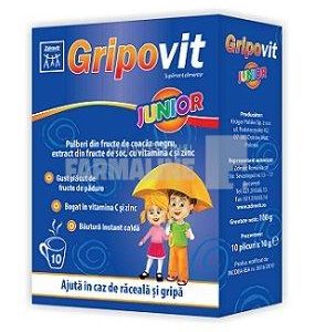 Gripovit Junior 10 plicuri
