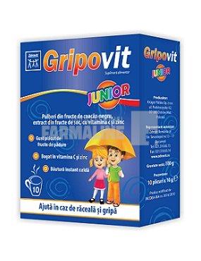 Gripovit Junior 10 plicuri Gripovit Junior 10 plicuri