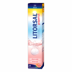 Zdrovit Litorsal 24 comprimate efervescente cu aroma de grapefruit