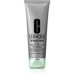 Clinique All About Clean 2-in-1 Charcoal Mask + Scrub masca de fata pentru curatare