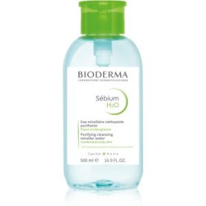 Bioderma Sébium H2O Apă micelară pentru piele mixtă și uleioasă cu un dozator
