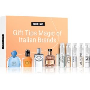Beauty Discovery Box Notino Gift Tips Magic of Italian Brands set unisex