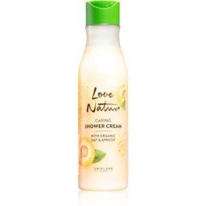 Oriflame Love Nature Organic Oat & Apricot gel calmant pentru dus