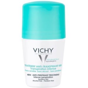 Vichy Deodorant 48h antiperspirant roll-on impotriva transpiratiei excesive