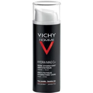 Vichy Homme Hydra-Mag C tratament de hidratare împotriva semnelor de oboseală pe zona feței și a ochilor