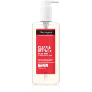 Neutrogena Clear & Defend+ gel de curățare impotriva acneei