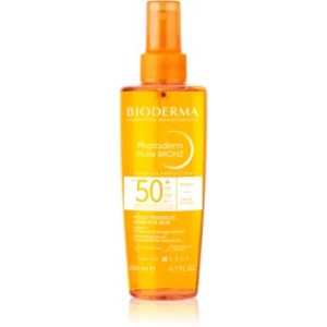 Bioderma Photoderm Huile Bronz Spray de ulei uscat de bronzat SPF 50+