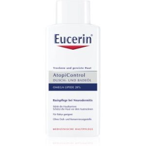 Eucerin AtopiControl ulei pentru baie si dus pentru piele uscata, actionand impotriva senzatiei de mancarime