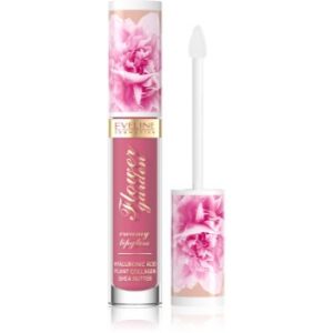 Eveline Cosmetics Flower Garden luciu de buze cremos cu acid hialuronic