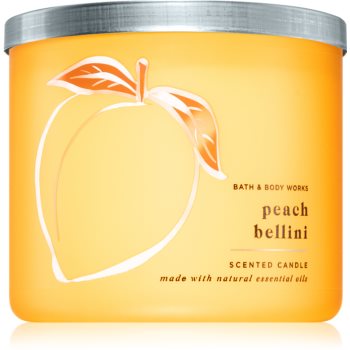 Bath & Body Works Peach Bellini lumânare parfumată Bath & Body Works Peach Bellini lumânare parfumată