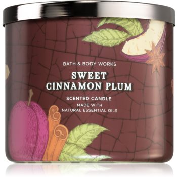 Bath & Body Works Sweet Cinnamon Plum lumânare parfumată Bath & Body Works Sweet Cinnamon Plum lumânare parfumată