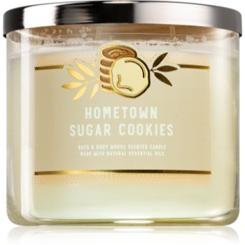 Bath & Body Works Hometown Sugar Cookies lumânare parfumată Bath & Body Works Hometown Sugar Cookies lumânare parfumată