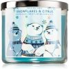 Bath & Body Works Snowflakes & Citrus lumânare parfumată I.