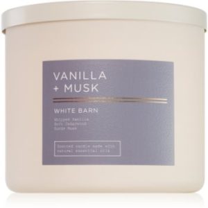 Bath & Body Works Vanilla + Musk lumânare parfumată