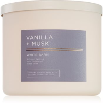 Bath & Body Works Vanilla + Musk lumânare parfumată Bath & Body Works Vanilla + Musk lumânare parfumată