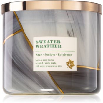 Bath & Body Works Sweater Weather lumânare parfumată Bath & Body Works Sweater Weather lumânare parfumată