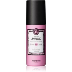 Maria Nila Style & Finish Quick Dry Heat Spray spray cu protecție termică, pentru aranjarea cu placa și cu ondulatorul