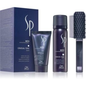 Wella Professionals SP Men Sensitive set cadou Black (pentru par grizonat) pentru bărbați