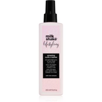 Milk Shake Lifestyling Amazing curls & waves Spray de păr multifuncțional pentru par ondulat si cret Milk Shake Lifestyling Amazing curls & waves Spray de păr multifuncțional pentru par ondulat si cret