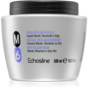 Echosline Anti-Yellow M6 Masca de par neutralizeaza tonurile de galben