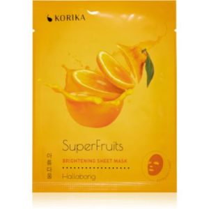 KORIKA SuperFruits Hallabong - Brightening Sheet Mask mască textilă iluminatoare