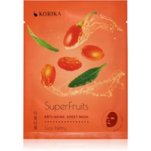 KORIKA SuperFruits Goji Berry - Anti-aging Sheet Mask Masca faciala cu efect de intinerire