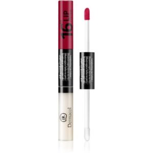 Dermacol 16H Lip Colour ruj si luciu de buze cu persistenta indelungata 2 in 1