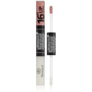 Dermacol 16H Lip Colour ruj si luciu de buze cu persistenta indelungata 2 in 1