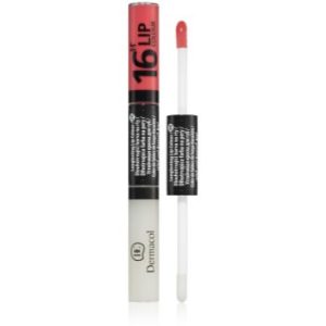 Dermacol 16H Lip Colour ruj si luciu de buze cu persistenta indelungata 2 in 1