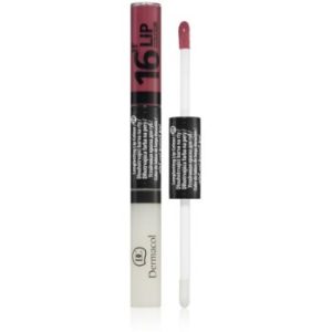 Dermacol 16H Lip Colour ruj si luciu de buze cu persistenta indelungata 2 in 1