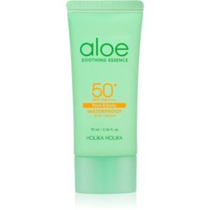 Holika Holika Aloe Soothing Essence crema pentru protecție solară rezistenta la apa SPF 50+