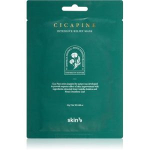Skin79 Cica Pine mască textilă calmantă cu efect de hidratare