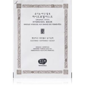 WHAMISA Organic Seeds Hydrogel Facial Mask mască intensă cu hidrogel nutritie si hidratare