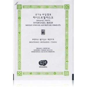 WHAMISA Organic Fruits Hydrogel Facial Mask mască intensă cu hidrogel pentru iluminare instantanee