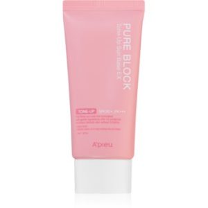 A’pieu Pure Block crema de fata cu efect de protectie SPF 50+