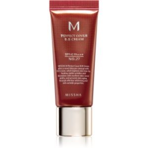 Missha M Perfect Cover crema BB cu protectie ridicata si filtru UV pachet mic