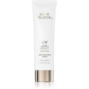 Missha Safe Block RX Cover Tone Up Sun crema de minerale pentru fata si zone sensibile SPF 50+