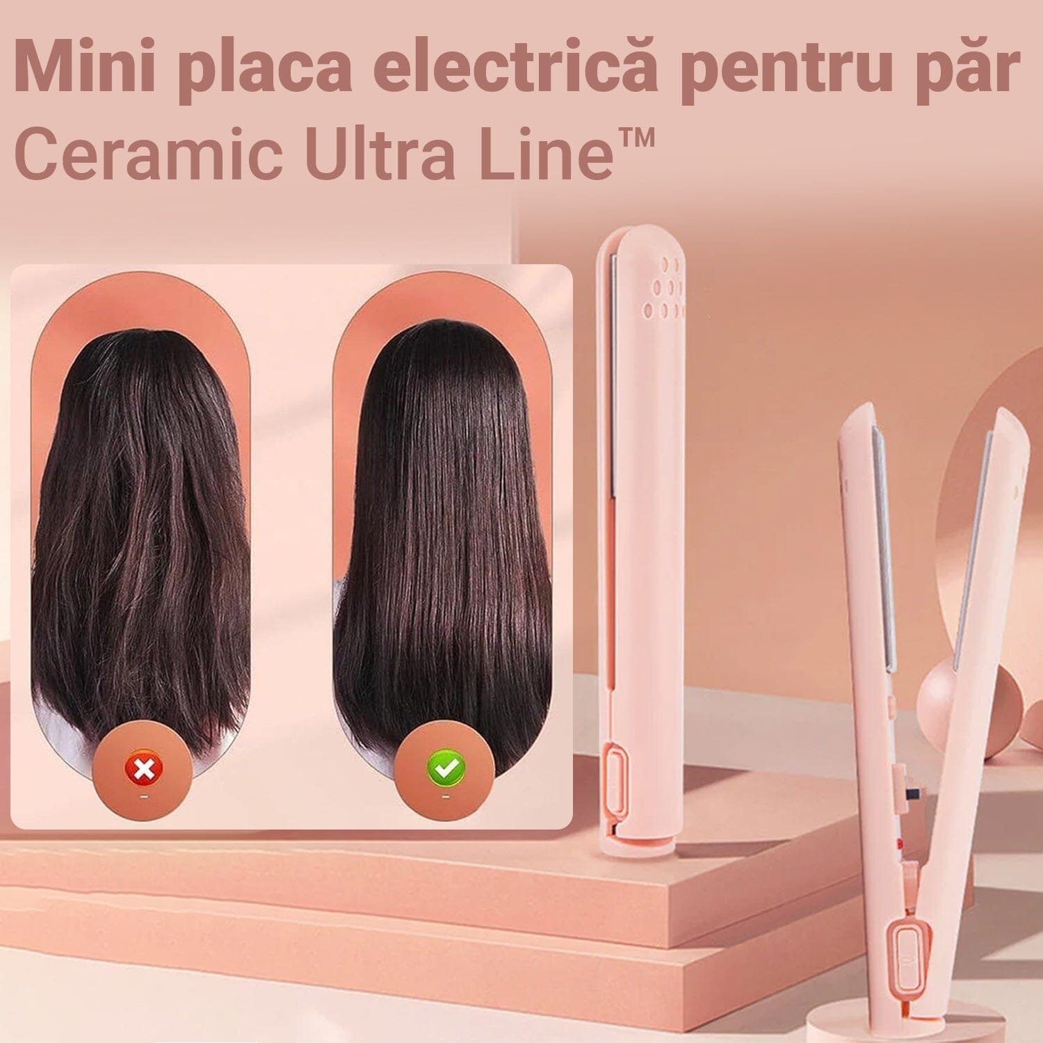 Mini Placa Electrica pentru Par Ceramic Ultra Line™ Mini Placa Electrica pentru Par Ceramic Ultra Line™